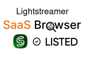 Lightstreamer - SaaS Browser Verified Badge