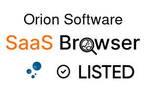 Orion Software - SaaS Browser Verified Badge