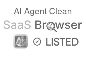 AI Agent Clean - SaaS Browser Verified Badge