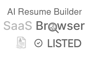 AI Resume Builder - SaaS Browser Verified Badge