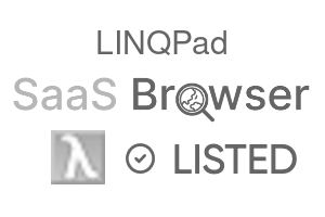 LINQPad - SaaS Browser Verified Badge