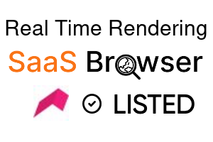 Real Time Rendering - SaaS Browser Verified Badge