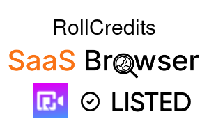 RollCredits - SaaS Browser Verified Badge