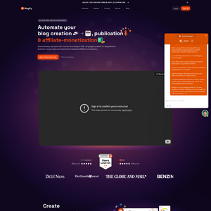 Blogify Screenshot
