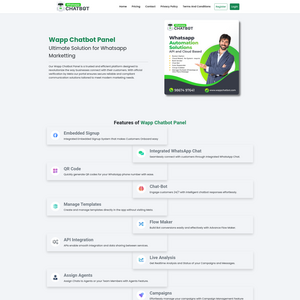 Wapp Chatbot Panel Screenshot