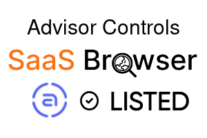 Advisor Controls - SaaS Browser Verified Badge