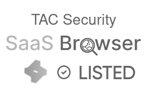 TAC Security - SaaS Browser Verified Badge