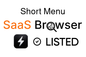 Short Menu - SaaS Browser Verified Badge