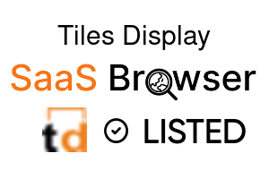 Tiles Display - SaaS Browser Verified Badge