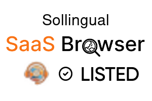 Sollingual - SaaS Browser Verified Badge