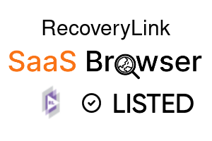 RecoveryLink - SaaS Browser Verified Badge
