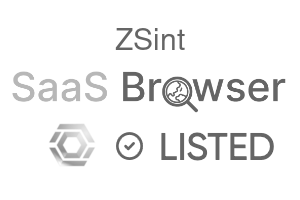 ZSint - SaaS Browser Verified Badge