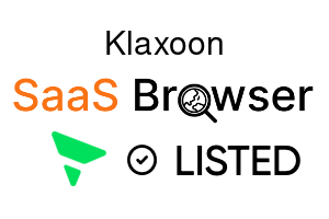 Klaxoon - SaaS Browser Verified Badge