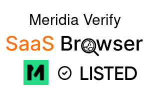 Meridia Verify - SaaS Browser Verified Badge