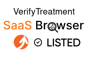VerifyTreatment - SaaS Browser Verified Badge