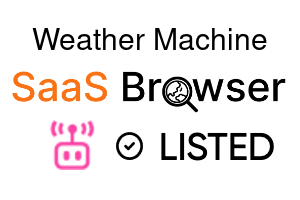 Weather Machine - SaaS Browser Verified Badge