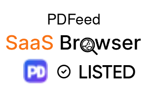 PDFeed - SaaS Browser Verified Badge