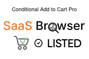 Conditional Add to Cart Pro - SaaS Browser Verified Badge