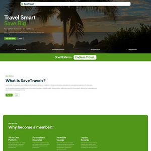SaveTravels Screenshot