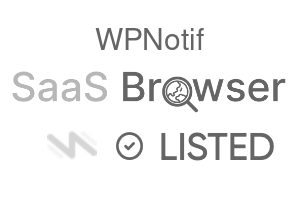 WPNotif - SaaS Browser Verified Badge