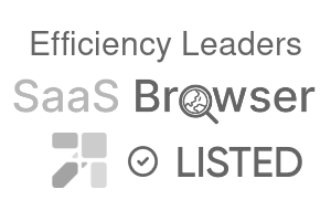 Efficiency Leaders - SaaS Browser Verified Badge