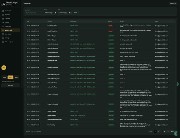 Pace Lodgix Screenshot 10