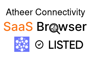 Atheer Connectivity - SaaS Browser Verified Badge