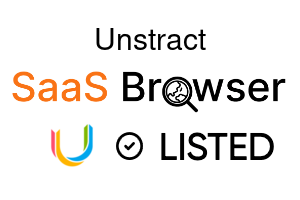 Unstract - SaaS Browser Verified Badge