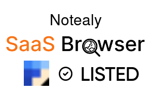Notealy - SaaS Browser Verified Badge