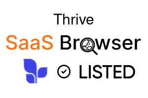 Thrive - SaaS Browser Verified Badge