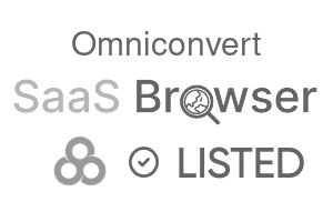 Omniconvert - SaaS Browser Verified Badge