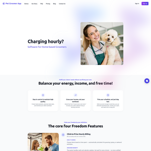 Pet Groomer App Screenshot