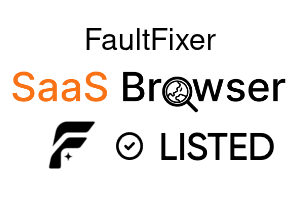 FaultFixer - SaaS Browser Verified Badge
