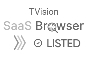 TVision - SaaS Browser Verified Badge