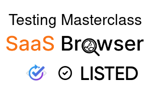 Testing Masterclass - SaaS Browser Verified Badge