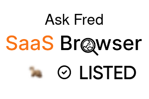 Ask Fred - SaaS Browser Verified Badge