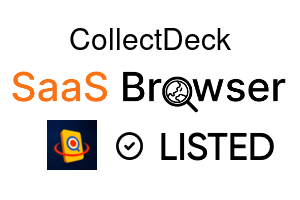 CollectDeck - SaaS Browser Verified Badge