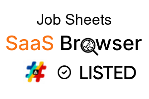 Job Sheets - SaaS Browser Verified Badge