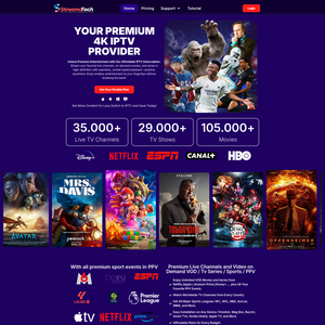 StreamaTech IPTV Screenshot