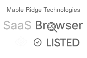 Maple Ridge Technologies - SaaS Browser Verified Badge