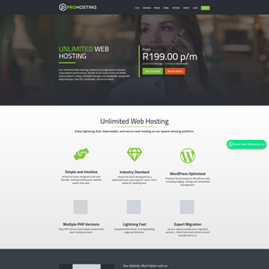 Pro Hosting Screenshot