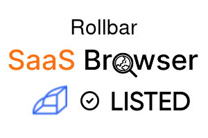 Rollbar - SaaS Browser Verified Badge