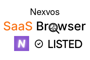 Nexvos - SaaS Browser Verified Badge