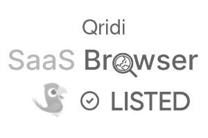 Qridi - SaaS Browser Verified Badge