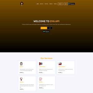 OYA API Screenshot