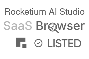 Rocketium AI Studio - SaaS Browser Verified Badge