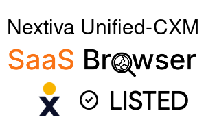 Nextiva Unified-CXM - SaaS Browser Verified Badge