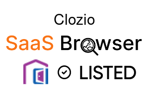 Clozio - SaaS Browser Verified Badge