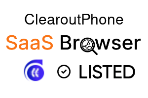 ClearoutPhone - SaaS Browser Verified Badge