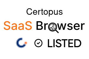 Certopus - SaaS Browser Verified Badge